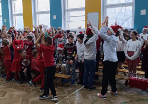 Zabawy dzieci podczas finału projektu